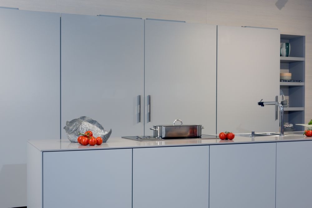 Samtmatte Oberflächen, Fronten mit Samtmatt-Effekt