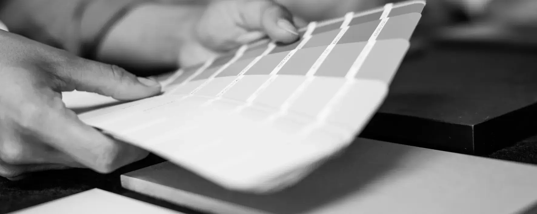 Farbauswahl über Materialmustern