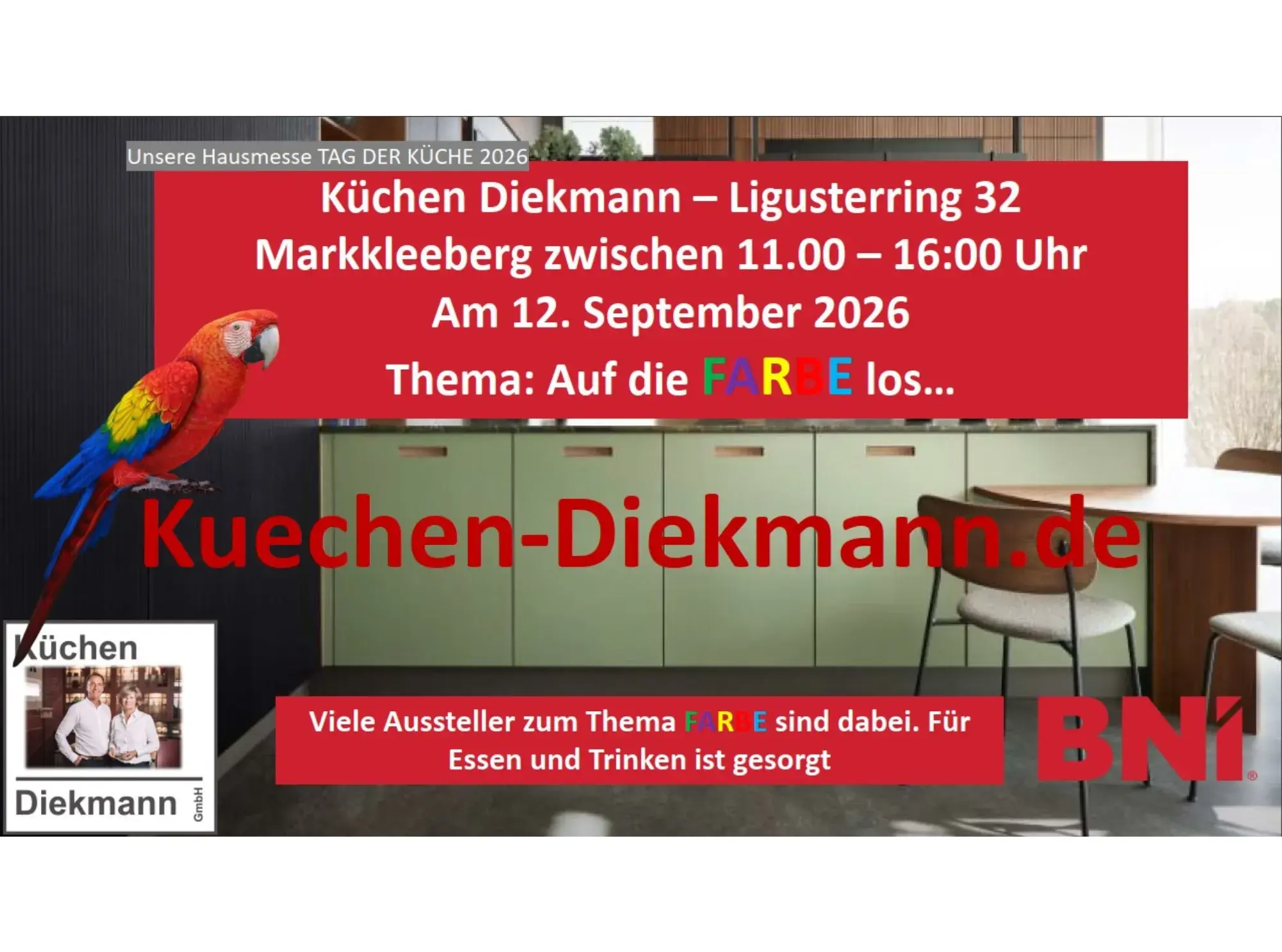 Tag der Küche 2026: Thema Farbe, bei den Diekmanns